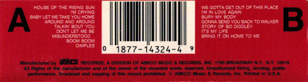 The Animals : The Best Of The Animals (Cass, Comp, Mono, RM, Bla)