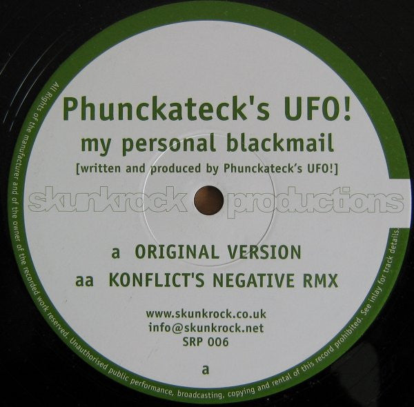 UFO! : My Personal Blackmail (12")