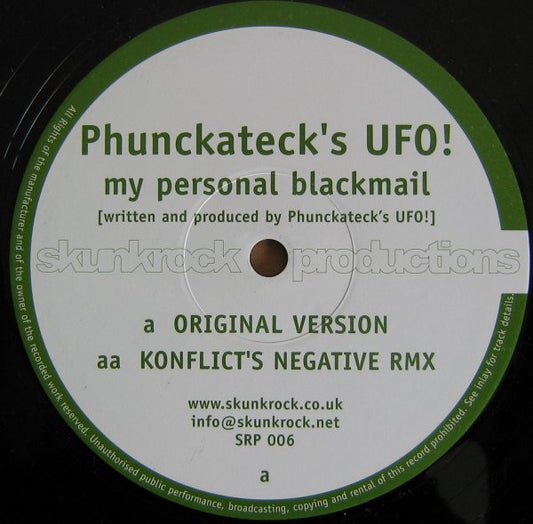 UFO! : My Personal Blackmail (12")