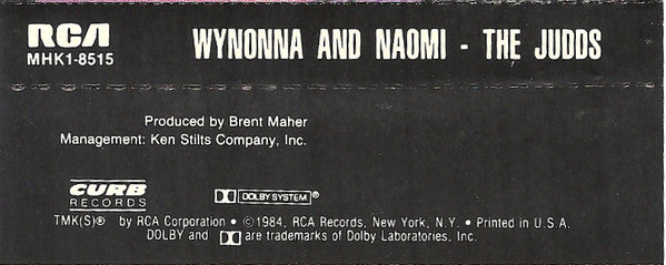 The Judds : Wynonna And Naomi (Cass, MiniAlbum, Dol)