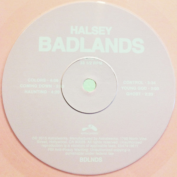 Halsey : Badlands (LP, Album, Pin)