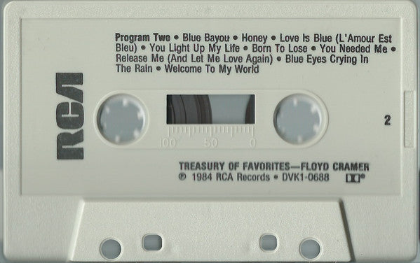 Floyd Cramer : Treasury Of Favorites (Cass, Comp)