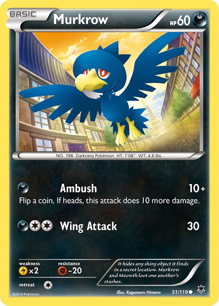 Murkrow [PHF - 51/119] Pokémon Trading Card