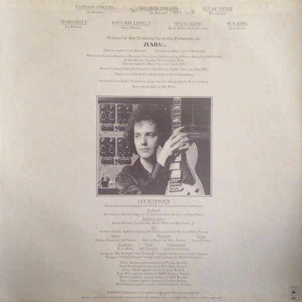 Lee Ritenour : Captain Fingers (LP, Album, San)
