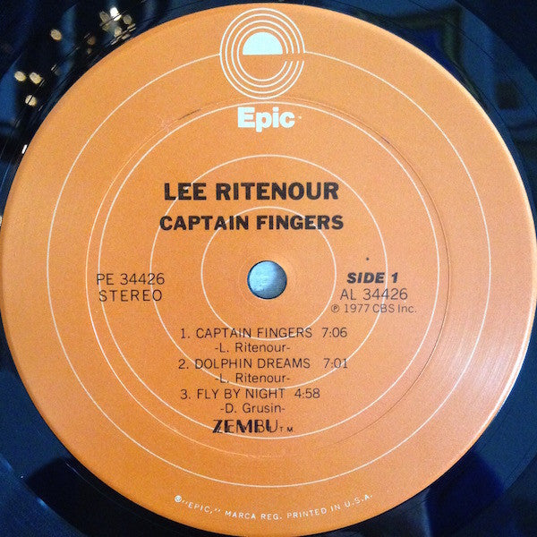 Lee Ritenour : Captain Fingers (LP, Album, San)