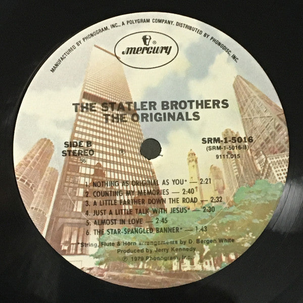 The Statler Brothers - The Originals (LP) (VG) - Endless Media