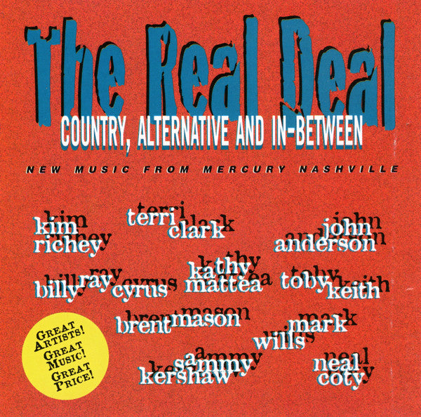 Various : The Real Deal: Country, Alternative And In-Between (CD, Comp)
