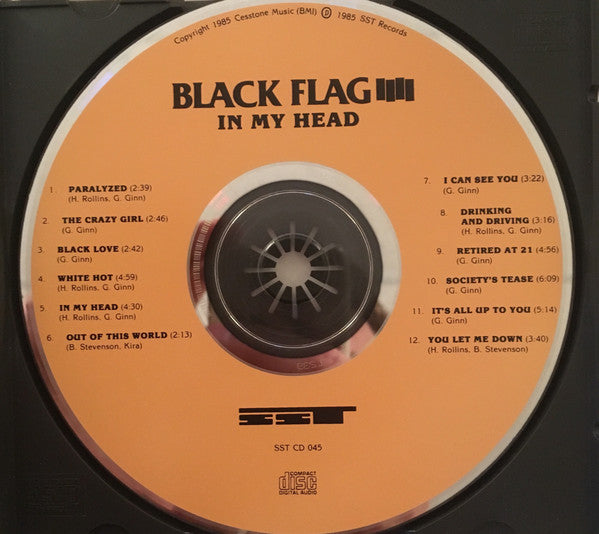 Black Flag : In My Head (CD, Album, RE, RP)