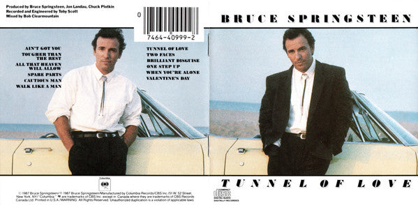 Bruce Springsteen : Tunnel Of Love (CD, Album)