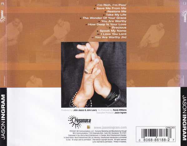 Jason Ingram : Jason Ingram (CD, Album)