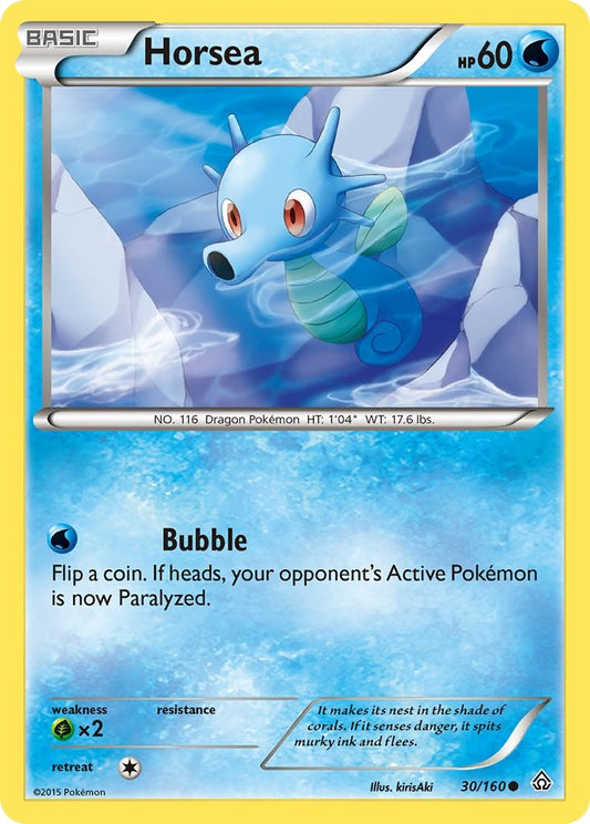 Horsea [PRC - 30/160] Pokemon Trading Card