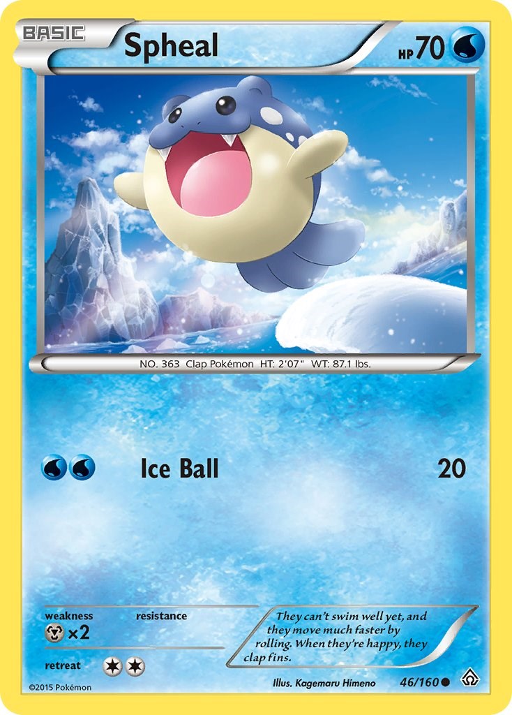 Spheal (46) [PRC - 46/160] Pokemon Trading Card