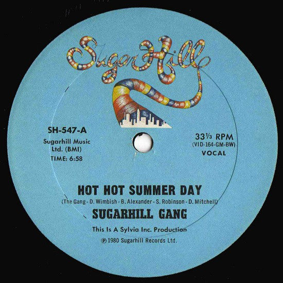 Sugarhill Gang - Hot Hot Summer Day (12") (G) - Endless Media