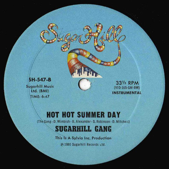 Sugarhill Gang - Hot Hot Summer Day (12") (G) - Endless Media