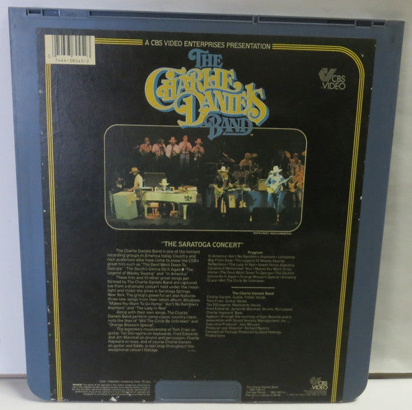 The Charlie Daniels Band - The Saratoga Concert (SelectaVision) (VG) - Endless Media