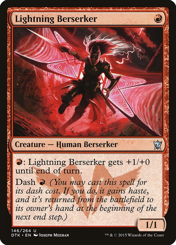 Lightning Berserker [DTK - 146] Magic the Gathering MTG Trading Card