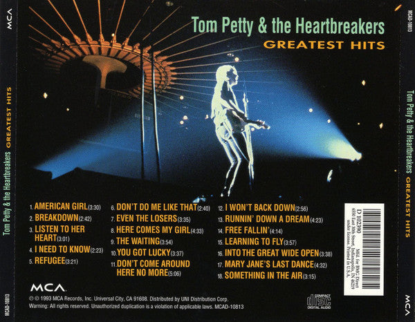Tom Petty And The Heartbreakers : Greatest Hits (CD, Comp, Club, RP)