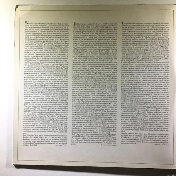 Johann Sebastian Bach - Herbert Tachezi : Die Kunst Der Fuge (2xLP, RE, S/Edition)