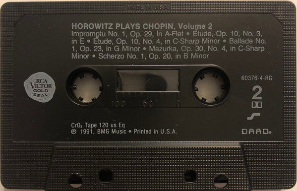 Vladimir Horowitz, Frédéric Chopin : Horowitz Plays Chopin Vol. 2 (Cass, Comp, Mono, RE, RM, Dol)