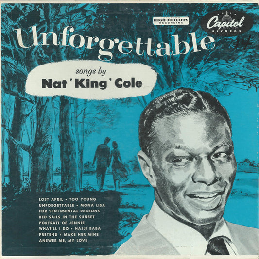 Nat King Cole : Unforgettable (LP, Album, Mono, RP, Tur)