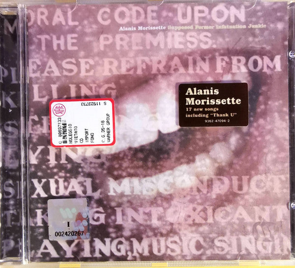 Alanis Morissette : Supposed Former Infatuation Junkie (CD, Album)