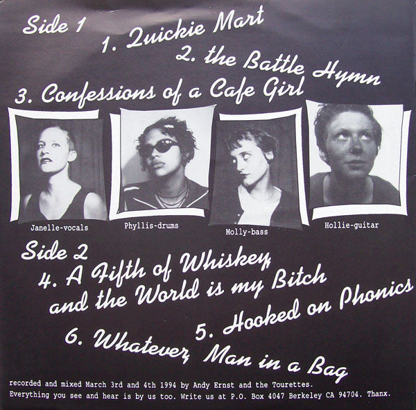 Tourettes (4) : Hidden Keys To Loving Relationships (7", EP)