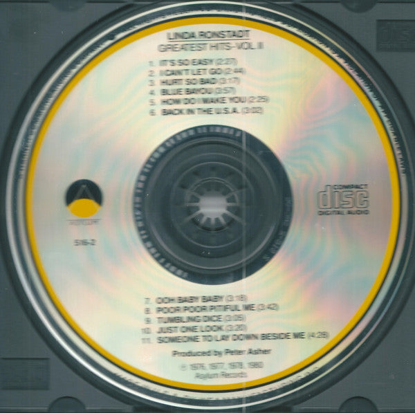 Linda Ronstadt : Greatest Hits Volume Two (CD, Comp)