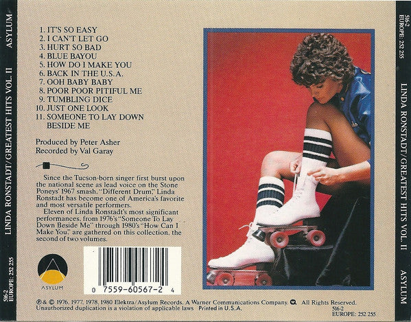 Linda Ronstadt : Greatest Hits Volume Two (CD, Comp)