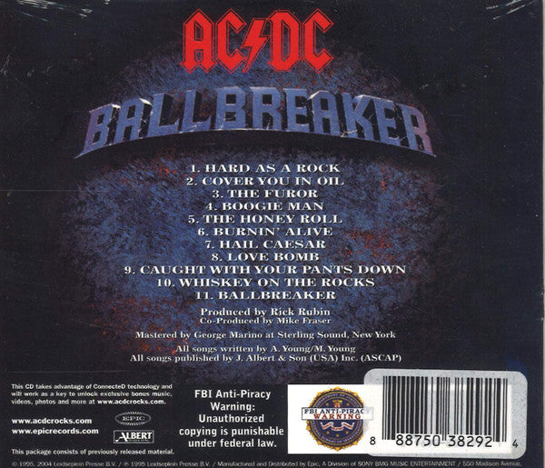 AC/DC : Ballbreaker (CD, Album, Club, Enh, RE, RM, Dig)