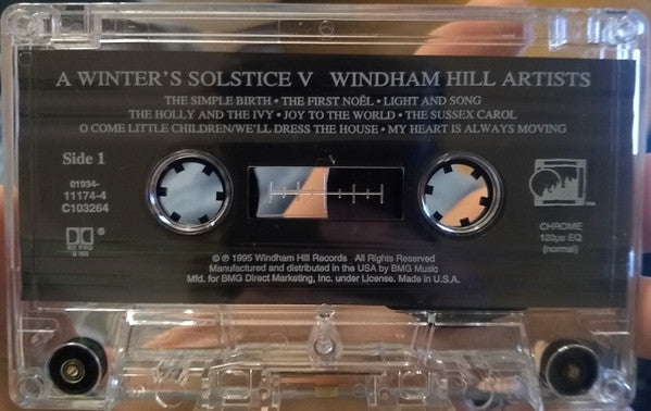 Windham Hill Artists - A Winter's Solstice V (Cassette) (VG+) - Endless Media