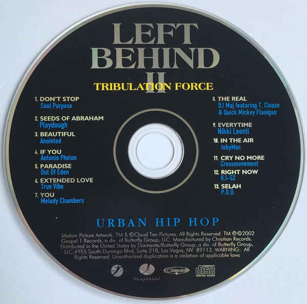 Various : Left Behind II Tribulation Force: Urban Hip Hop (CD, Comp)