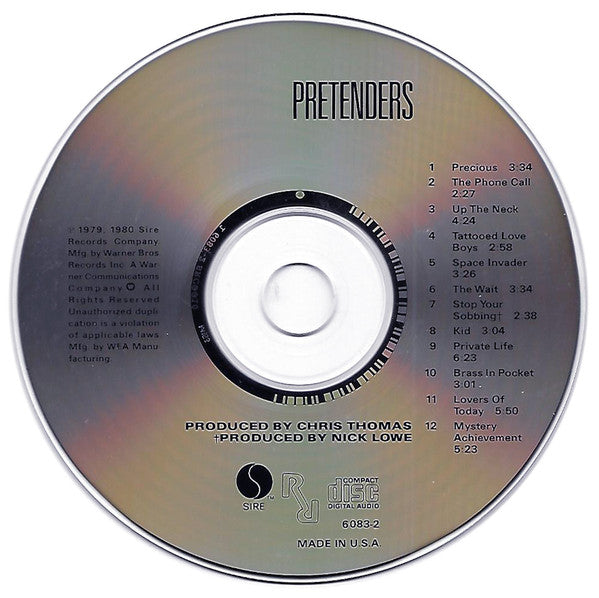 The Pretenders : Pretenders (CD, Album, RE)