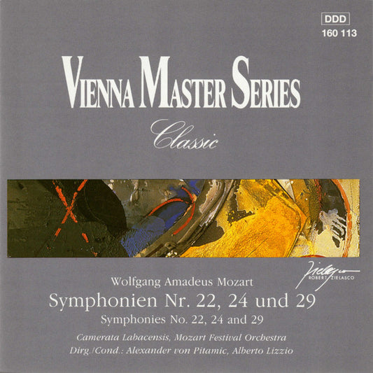 Wolfgang Amadeus Mozart, Camerata Labacensis, Mozart Festival Orchestra (2), Alexander von Pitamic, Alberto Lizzio : Symphonien Nr. 22, 24 und 29 (CD, Comp)