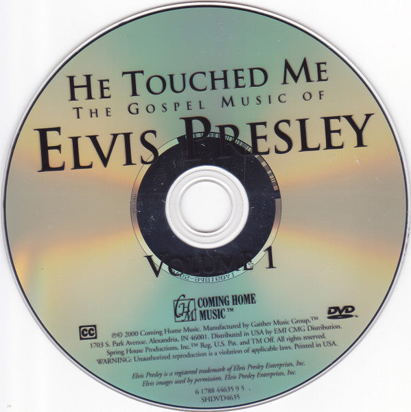 Elvis Presley : He Touched Me (The Gospel Music Of Elvis Presley) Volume 1 & 2 (2xDVD-V, RE, NTSC)