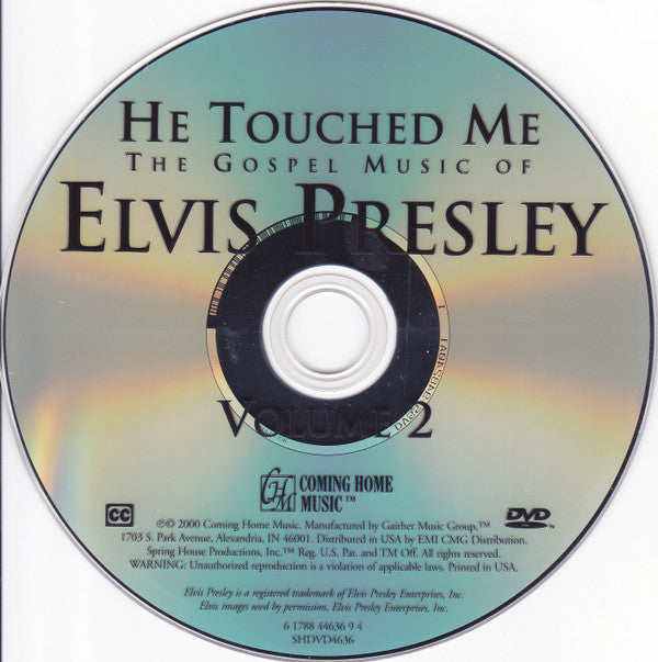 Elvis Presley : He Touched Me (The Gospel Music Of Elvis Presley) Volume 1 & 2 (2xDVD-V, RE, NTSC)