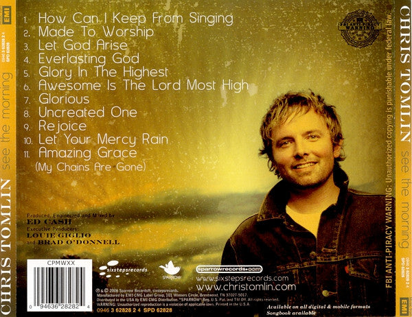 Chris Tomlin : See The Morning (CD, Album)