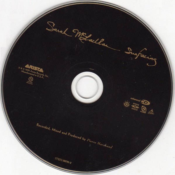 Sarah McLachlan : Surfacing (CD, Album, Enh, JVC)