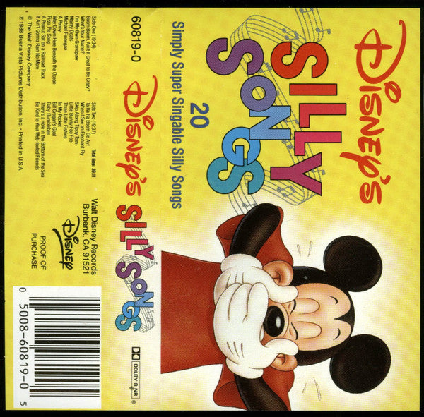 Mickey Mouse (2), Donald Duck, Goofy (2) And Friends (76) : Disney's Silly Songs (Cass, Album, RE, Dol)