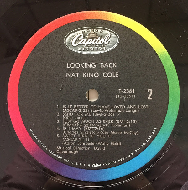 Nat King Cole : Looking Back (LP, Comp, Mono)