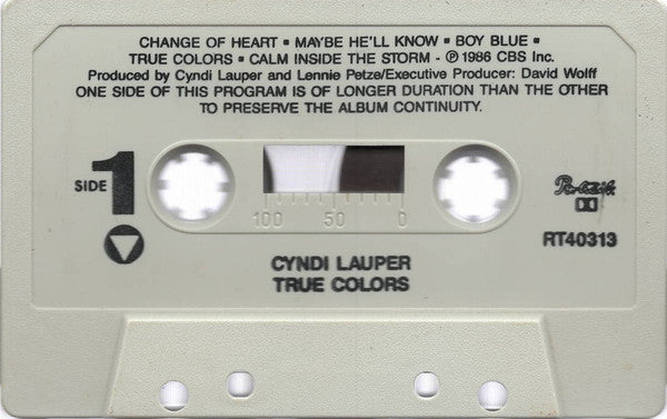 Cyndi Lauper : True Colors (Cass, Album, Dol)