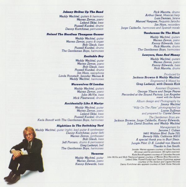 Warren Zevon : Excitable Boy (CD, Album, RE)