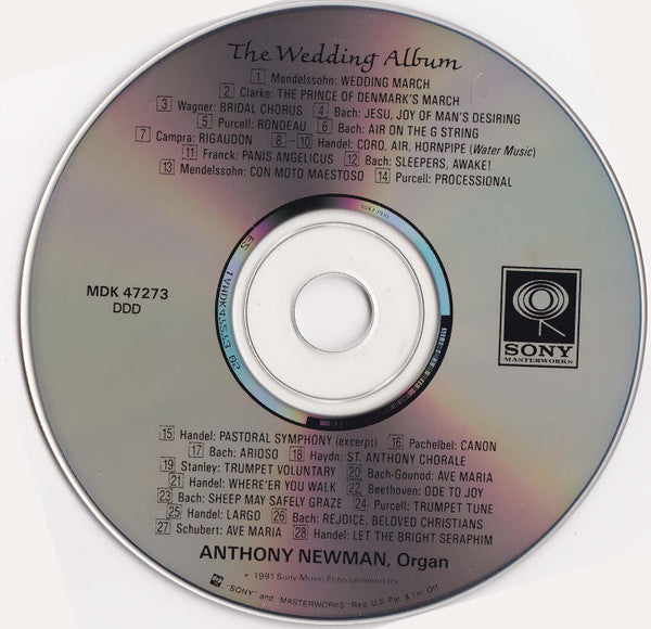 Anthony Newman : The Wedding Album (CD, Album)