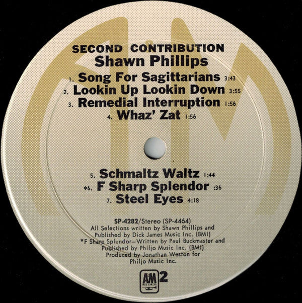 Shawn Phillips (2) : Second Contribution (LP, Album, RE)