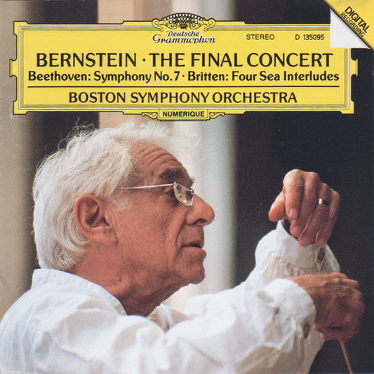 Leonard Bernstein, Ludwig van Beethoven, Benjamin Britten, Boston Symphony Orchestra : The Final Concert (CD, Album, Club)
