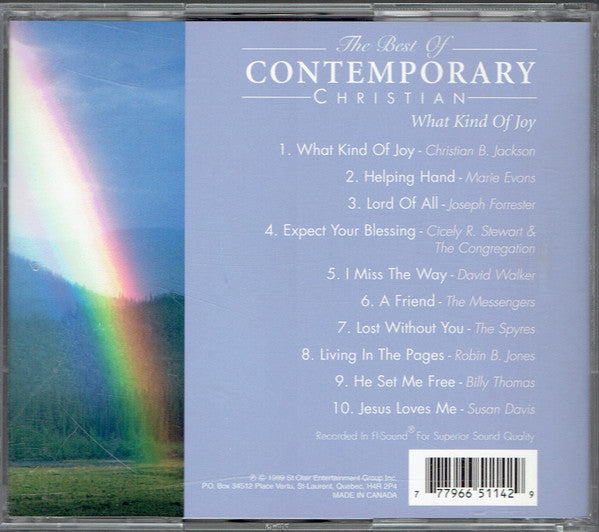 Various : The Best Of Contemporary Christian: What Kind Of Joy  (CD, Comp)