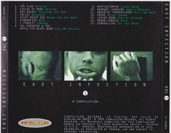 Various : East Infection - Volume 1  (CD, Comp)