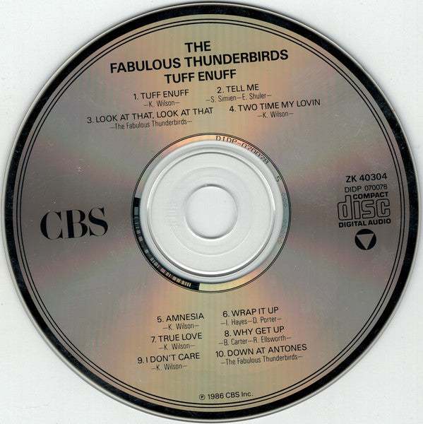 The Fabulous Thunderbirds : Tuff Enuff (CD, Album, RP)