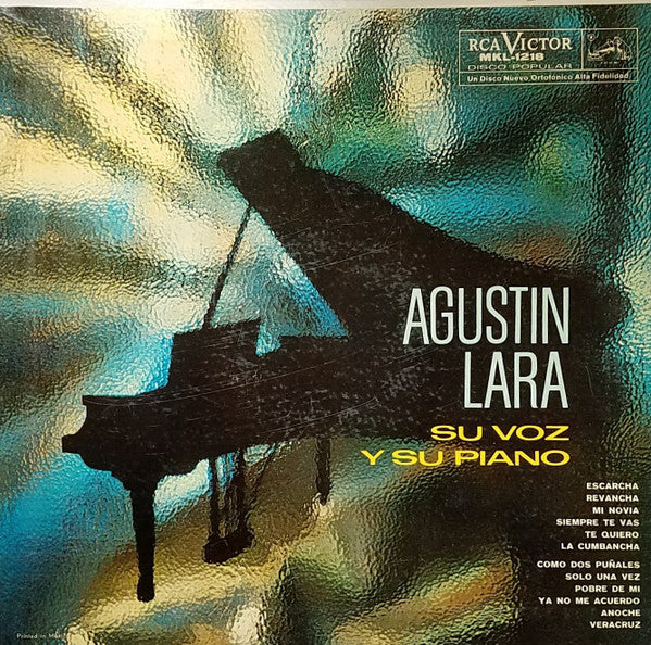 Agustin Lara : Su Voz Y Su Piano Vol. VI (LP, Comp, Mono)