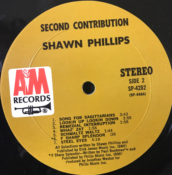 Shawn Phillips (2) : Second Contribution (LP, Album, RE, Mon)