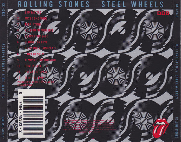The Rolling Stones : Steel Wheels (CD, Album, Dis)